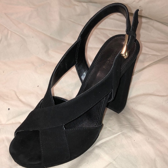Michael Kors Becky Platform Suede Black - Picture 5 of 7
